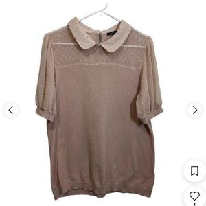 Adrianna Papell Women's Pink Blouse size XL